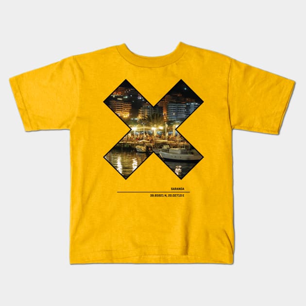 Saranda City Kids T-Shirt by HustlemePite